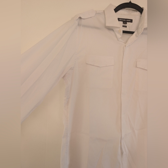 Michael Kors Classic White Shirts slim Fit - Picture 5 of 16